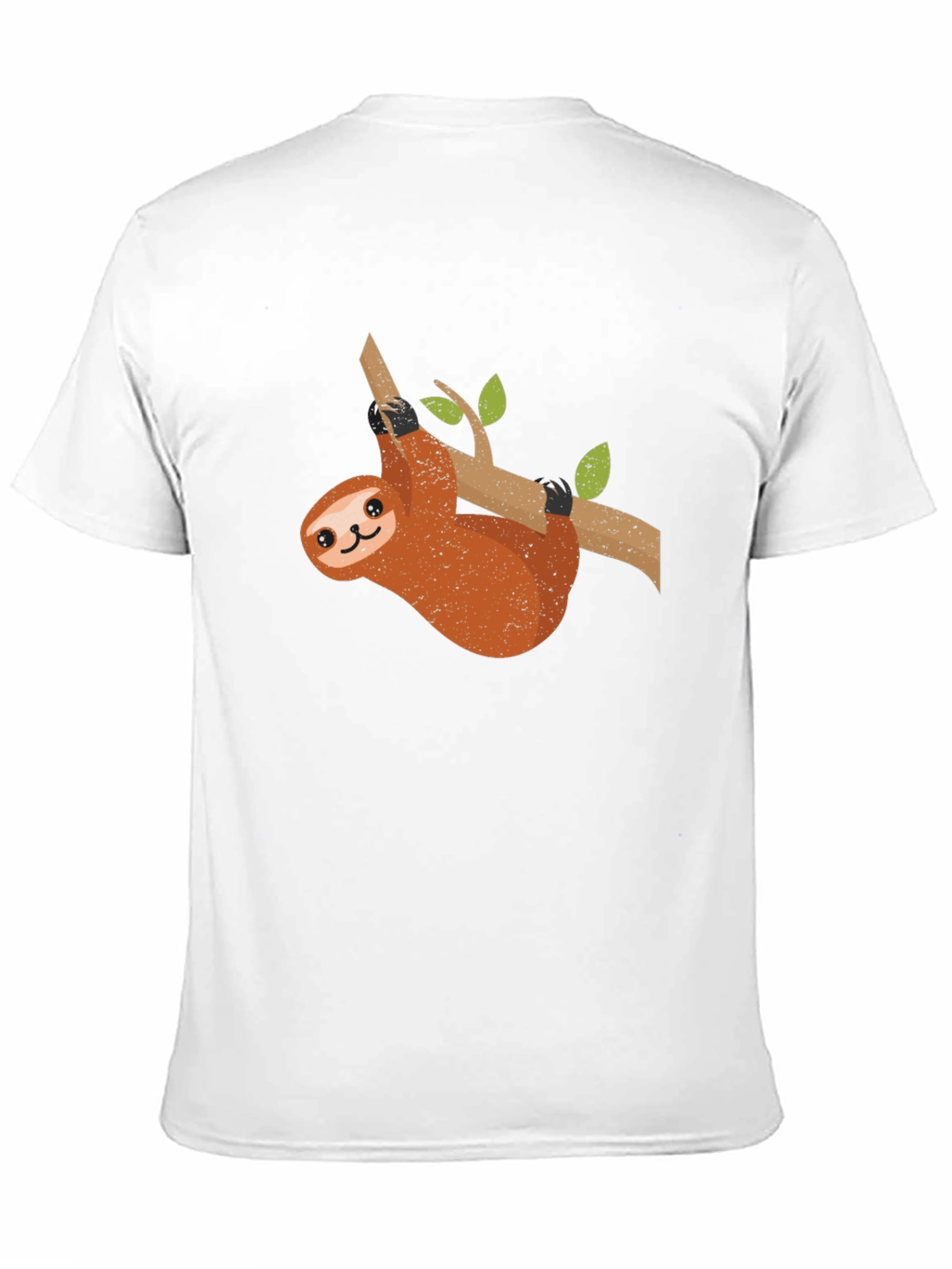 Sloth Graphic Tee - Casual Black T-Shirt