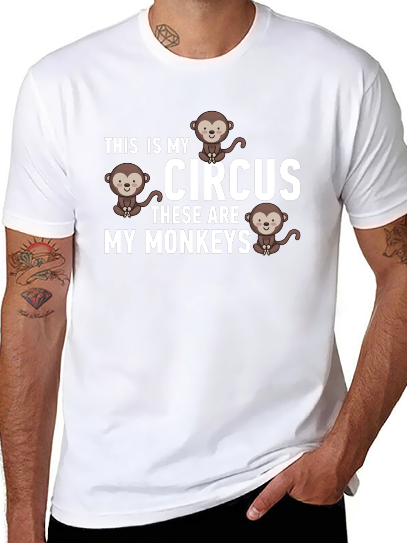 My Circus Monkeys Graphic T-Shirt