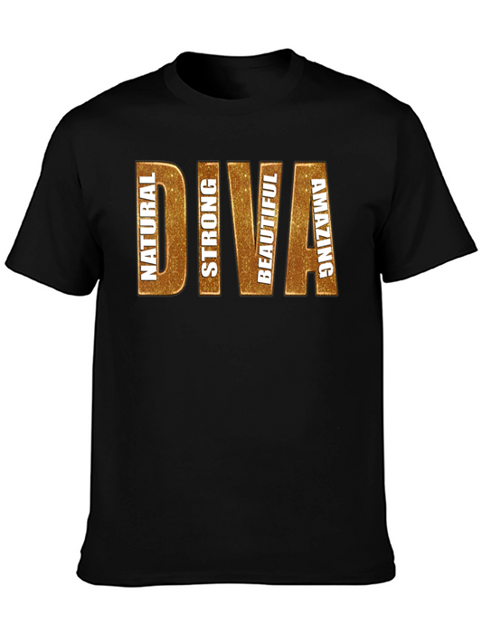 Natural Diva T-Shirt - Strong Beautiful Amazing