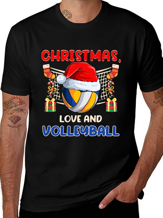 Christmas Love and Volleyball T-Shirt