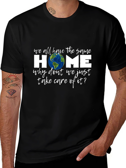 Eco-Friendly Same Home Graphic T-Shirt