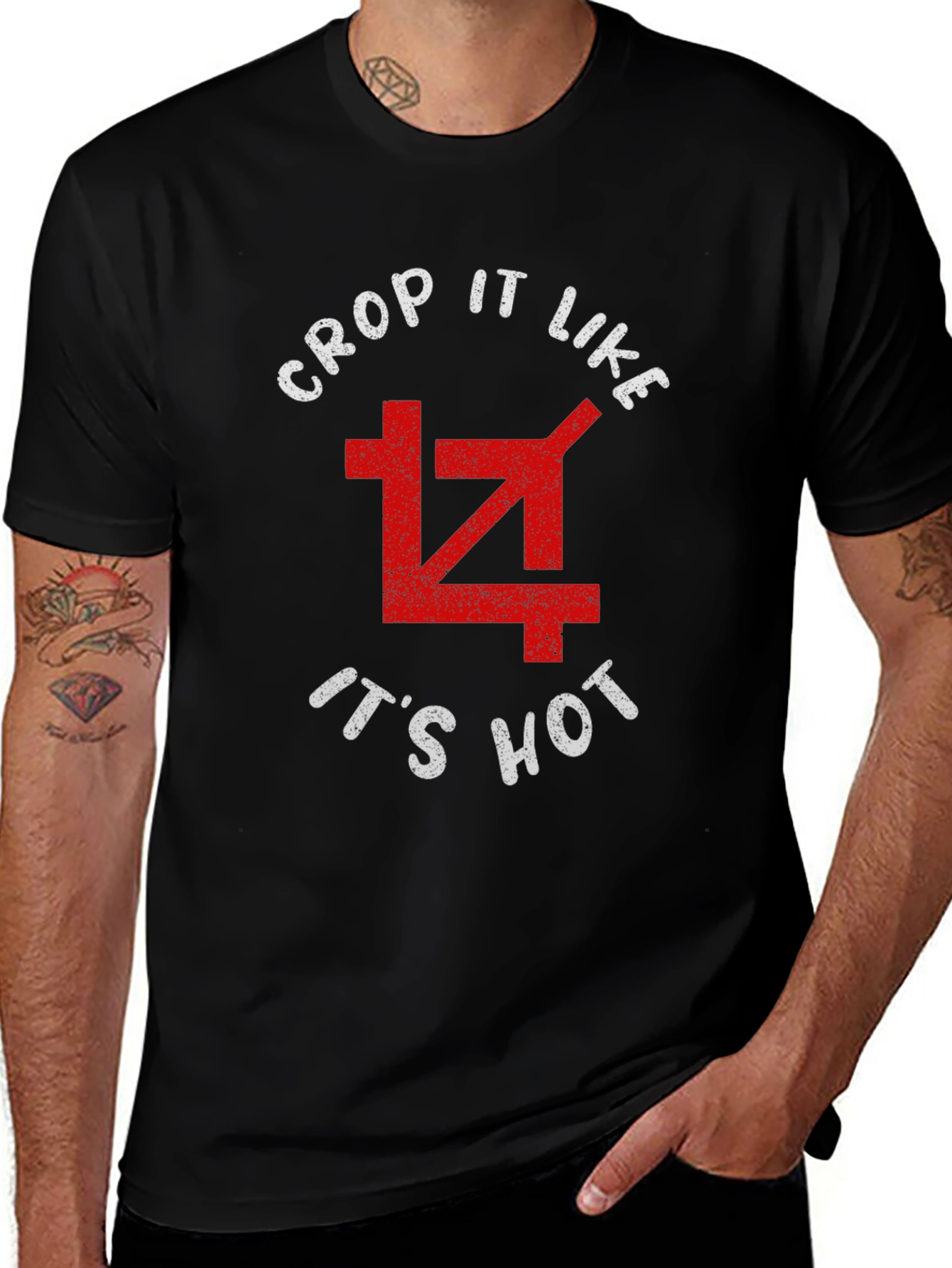 Crop It Like Its Hot T-Shirt - Graphic Tee