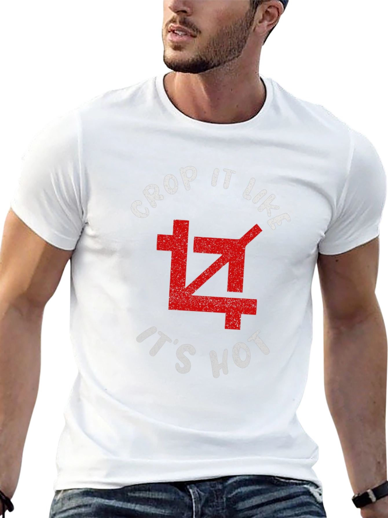 Crop It Like Its Hot T-Shirt - Graphic Tee