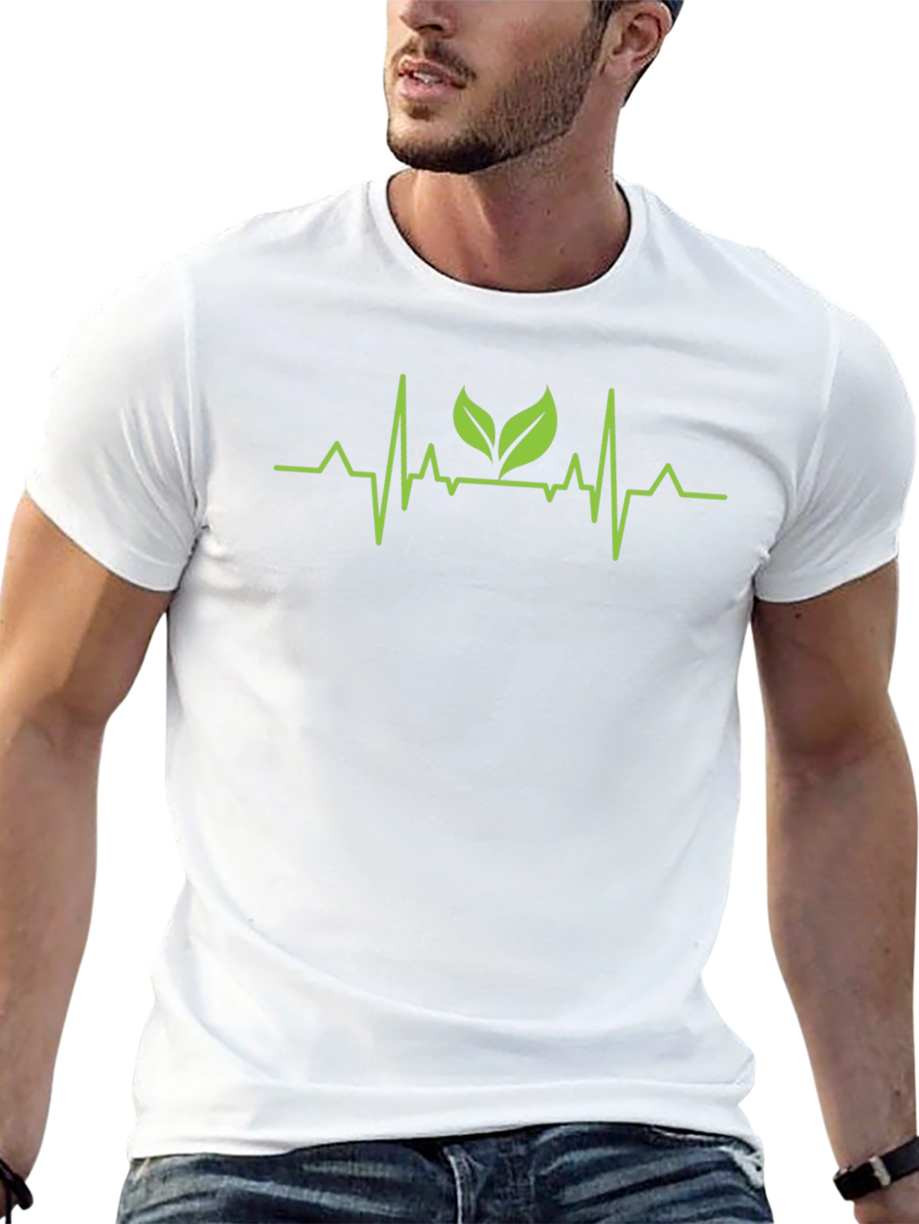 Vegan Heartbeat Graphic T-Shirt