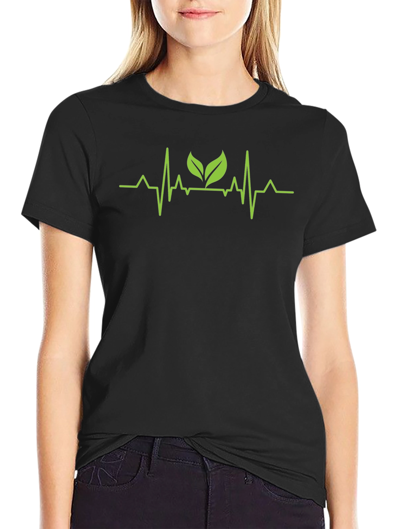 Vegan Heartbeat Graphic T-Shirt