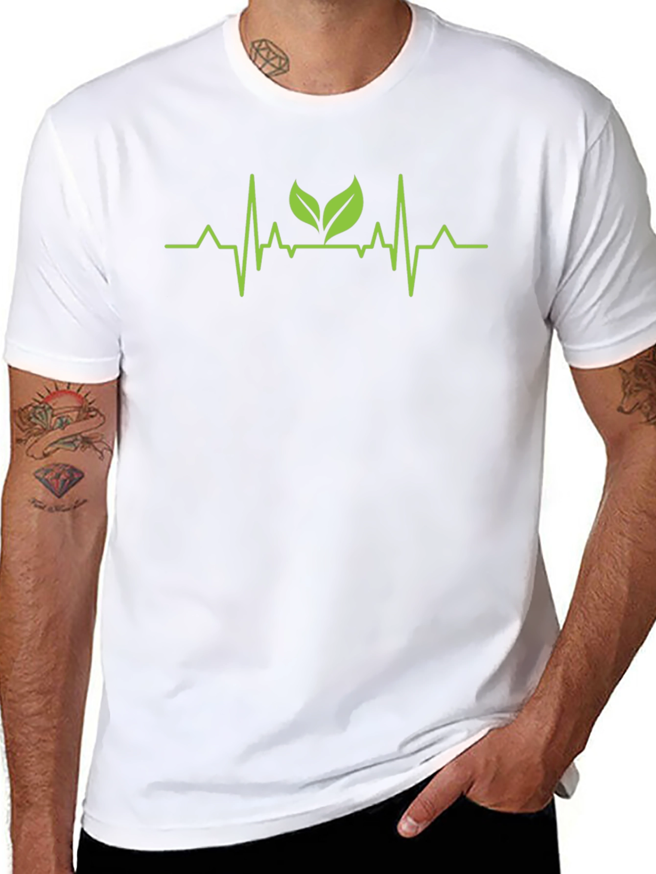 Vegan Heartbeat Graphic T-Shirt