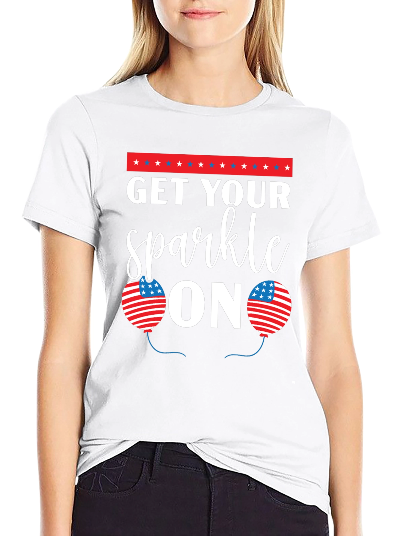 Get Your Sparkle On Patriotic T-Shirt