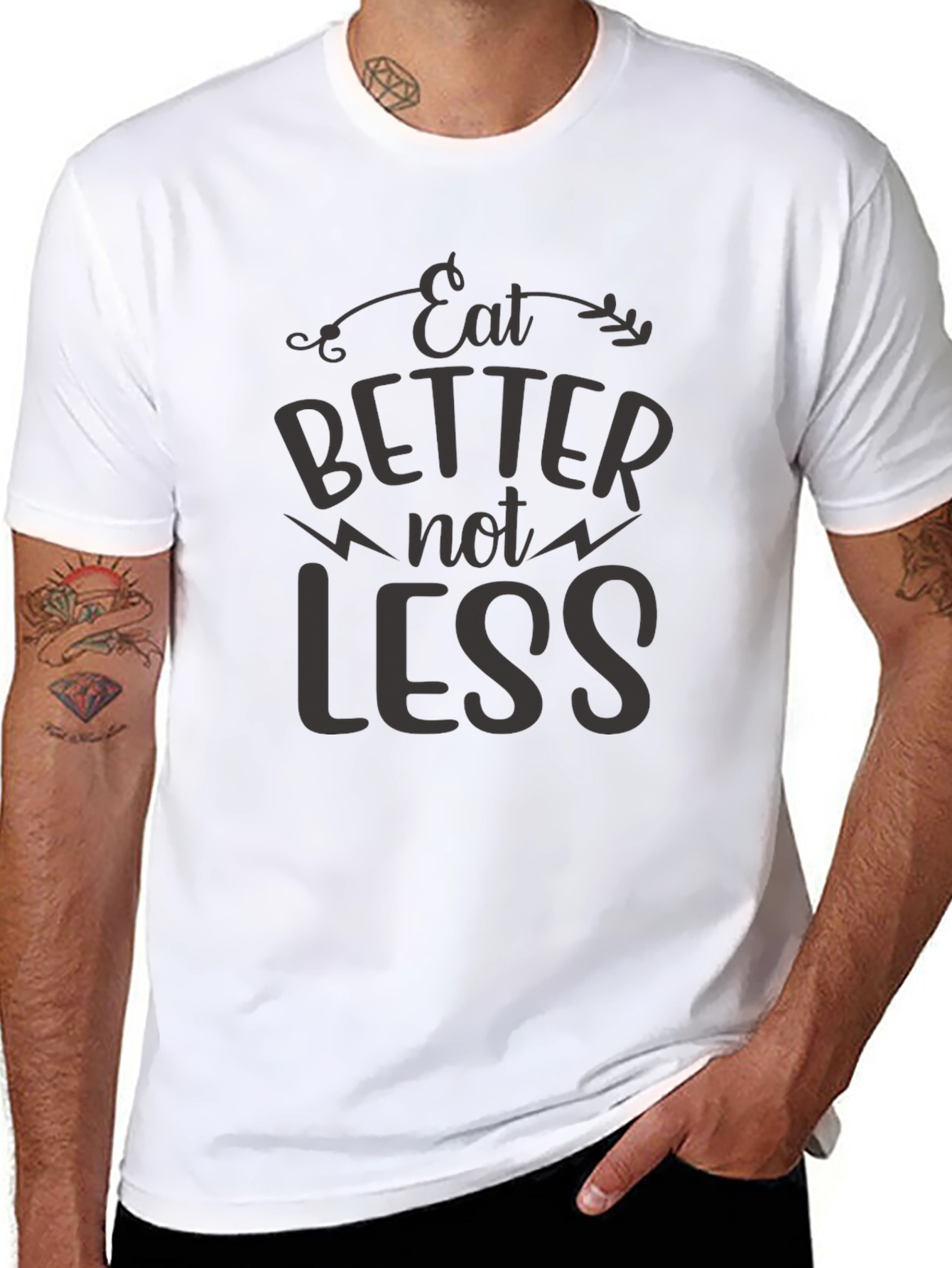 Eat Better T-Shirt - Motivational Quote Tee
