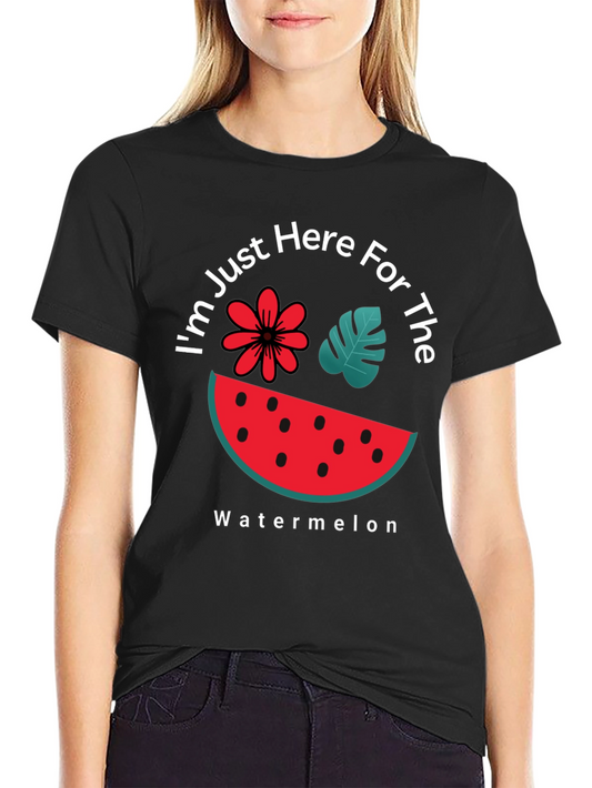Watermelon Lover Graphic Tee - Summer Fun
