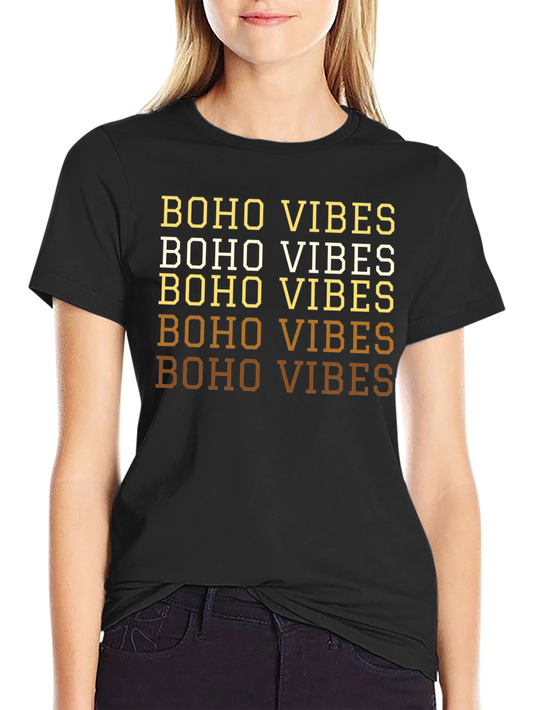 Boho Vibes Graphic Tee - Stylish Casual Wear