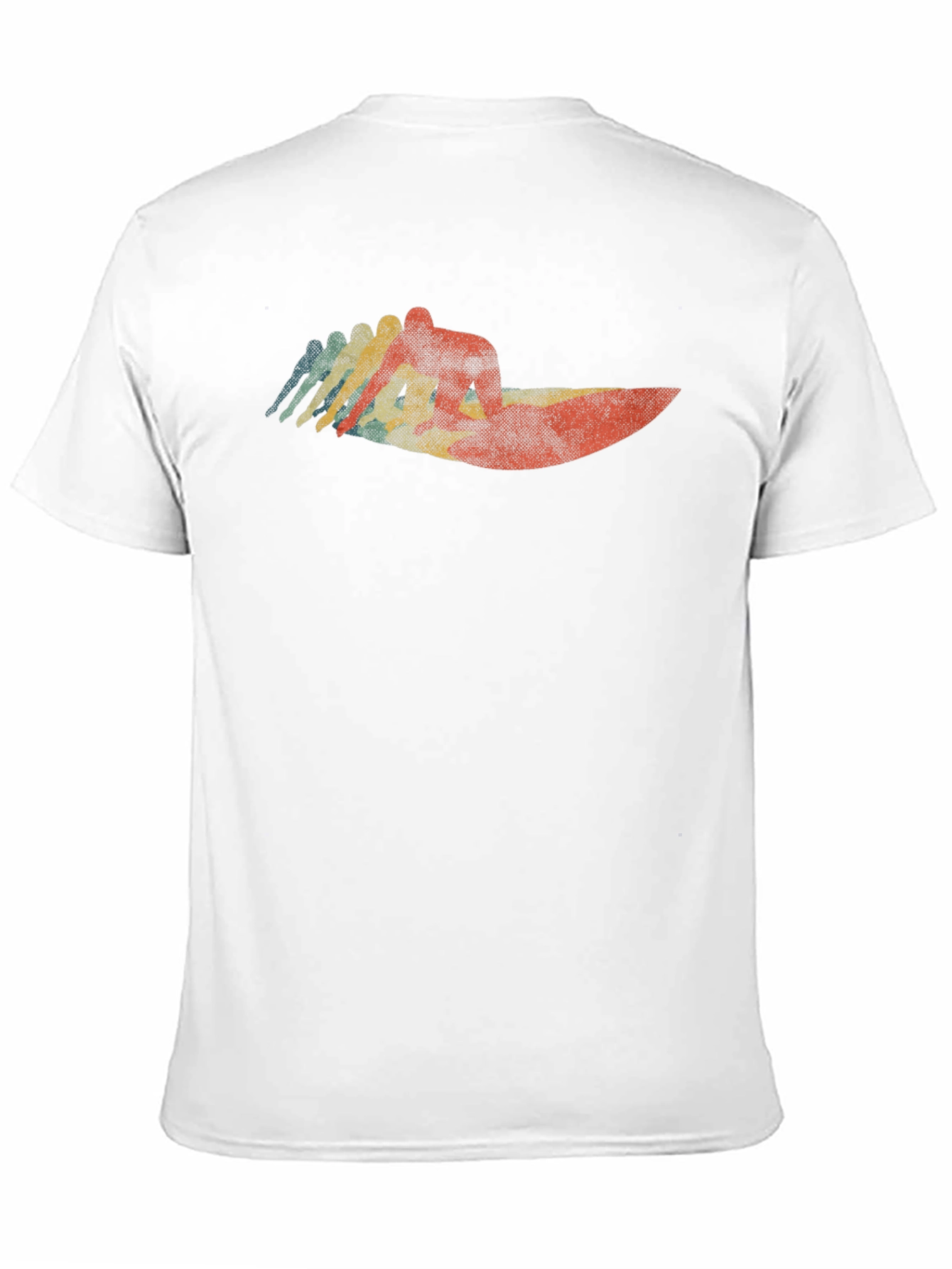 Retro Surfer T-Shirt - Black Cotton Tee