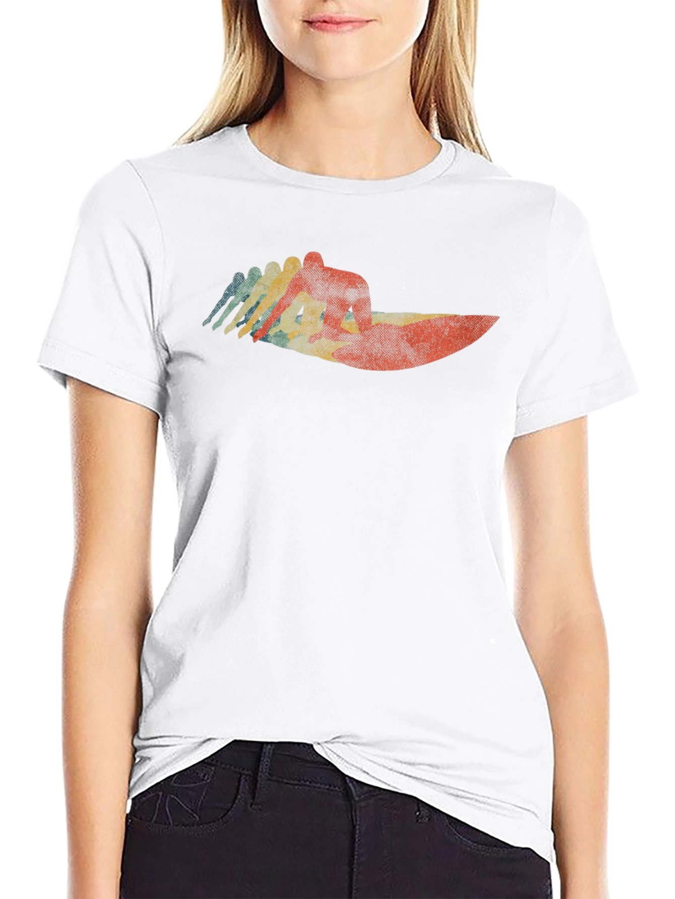 Retro Surfer T-Shirt - Black Cotton Tee