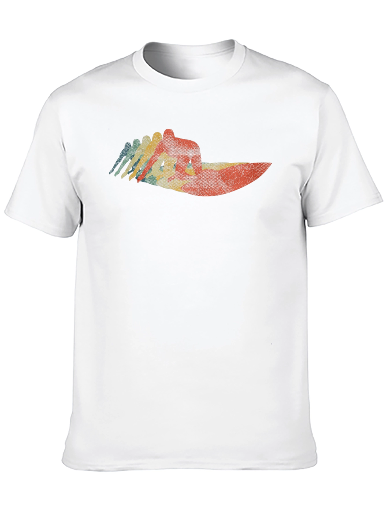 Retro Surfer T-Shirt - Black Cotton Tee