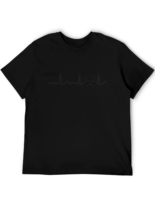 Audio Engineer Heartbeat T-Shirt - Music Lover Tee