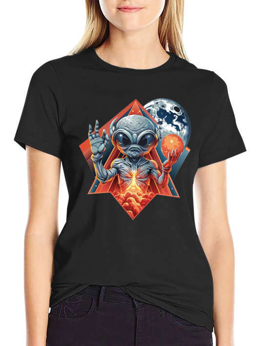 Cosmic Alien Graphic Tee