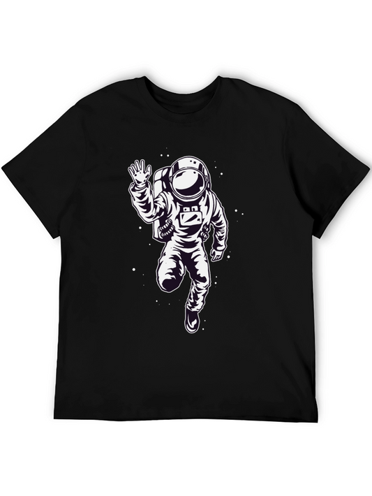 Astronaut Graphic Print Mens T-Shirt