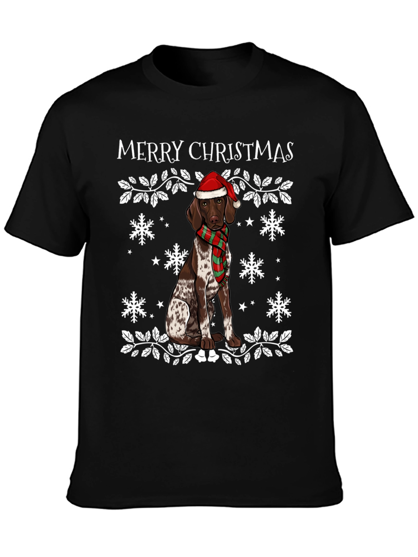 Merry Christmas Dog T-Shirt