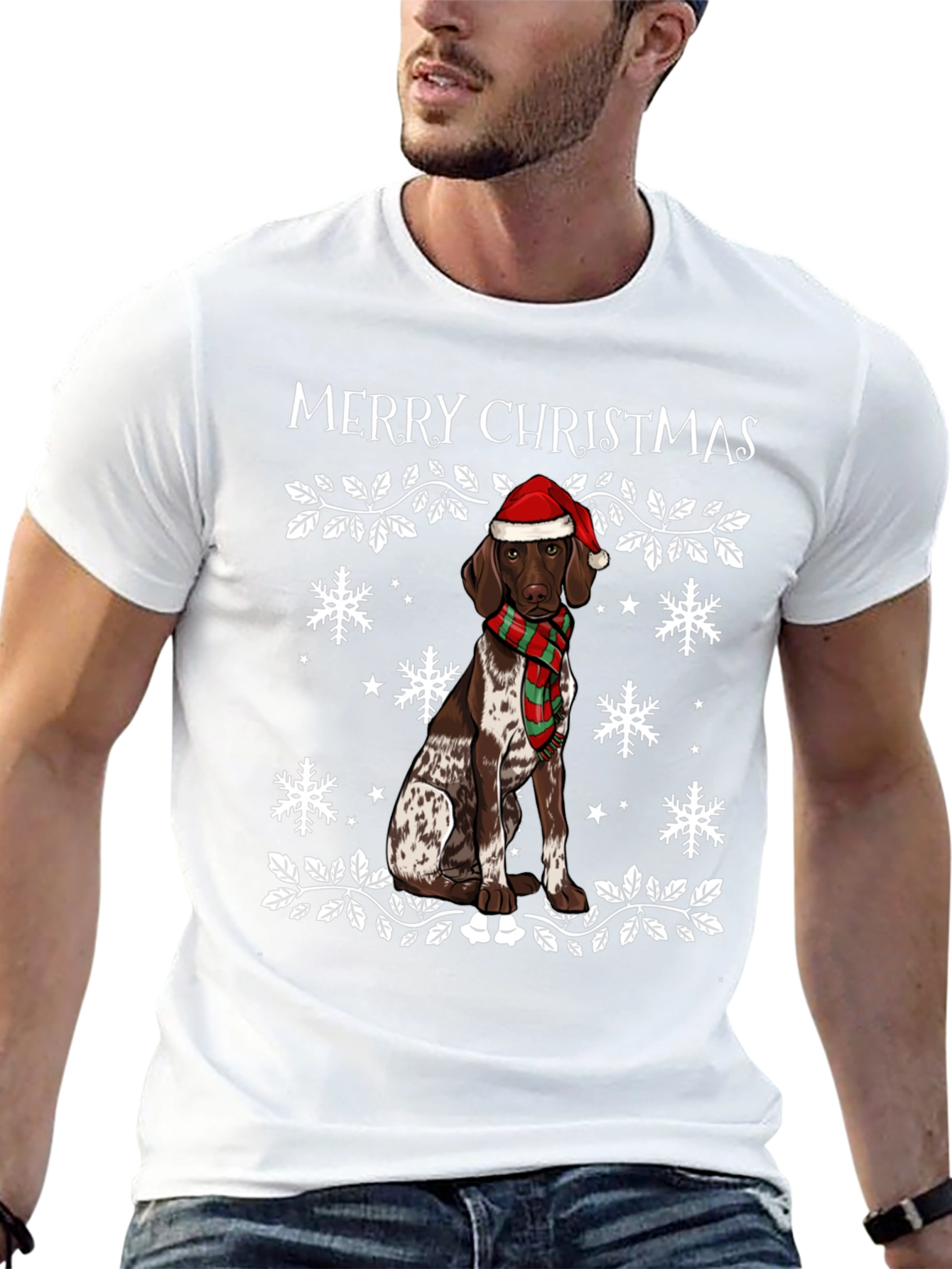 Merry Christmas Dog T-Shirt