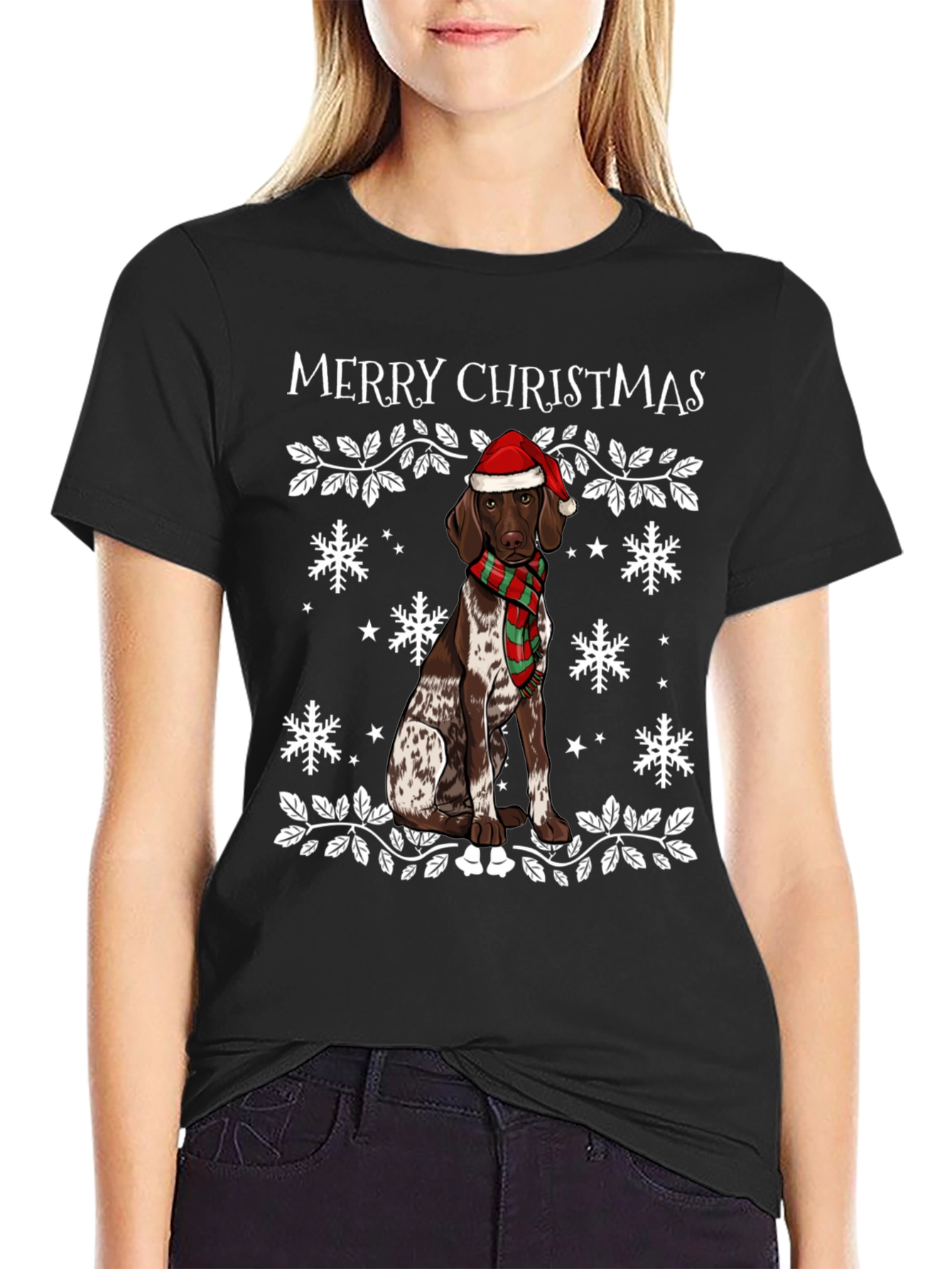 Merry Christmas Dog T-Shirt