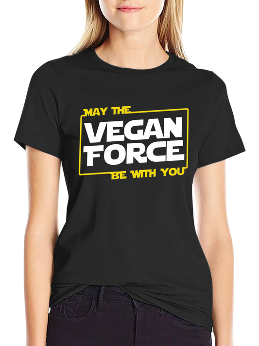 Vegan Force T-Shirt - May the Vegan Force Be With You