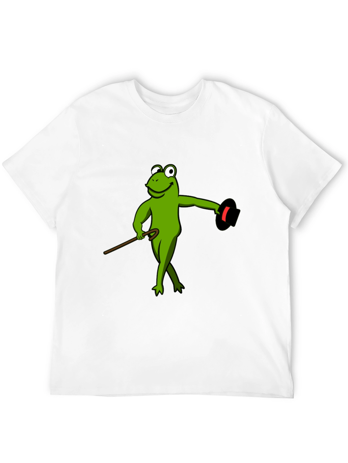 Frog Magician T-Shirt - Sleek Black Cotton Tee