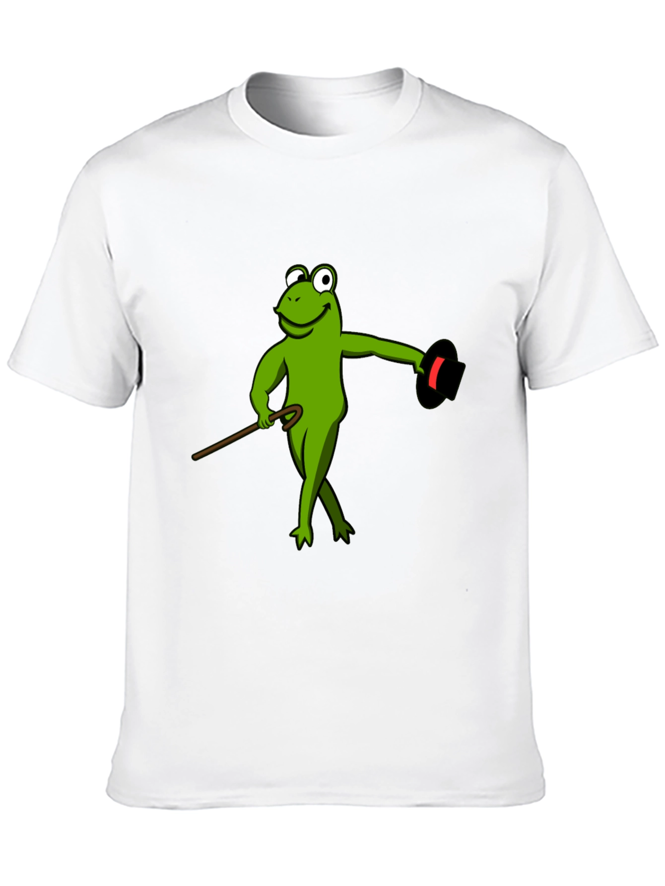Frog Magician T-Shirt - Sleek Black Cotton Tee