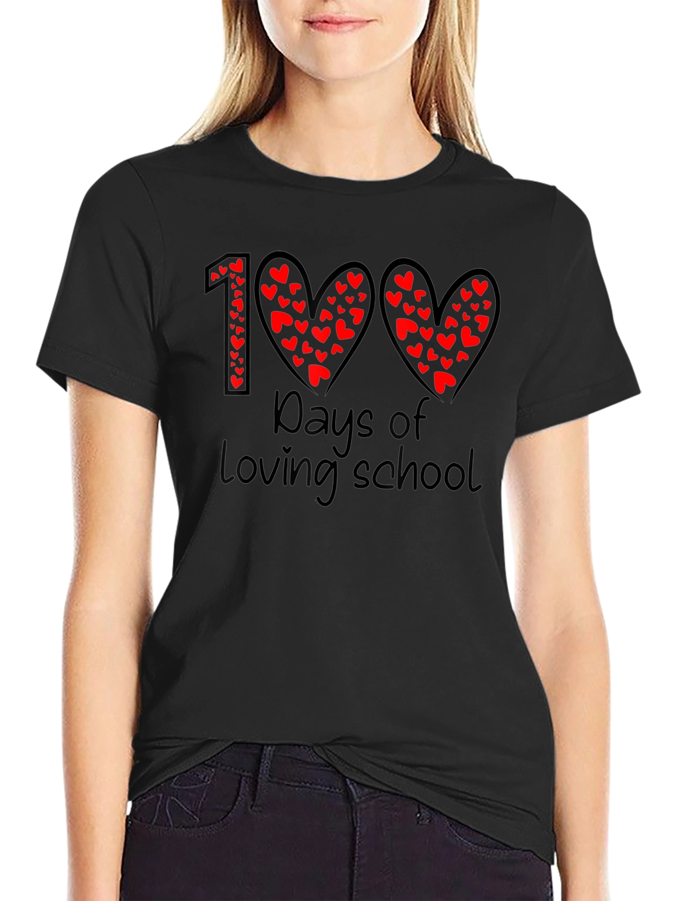 100 Days of Loving School T-Shirt