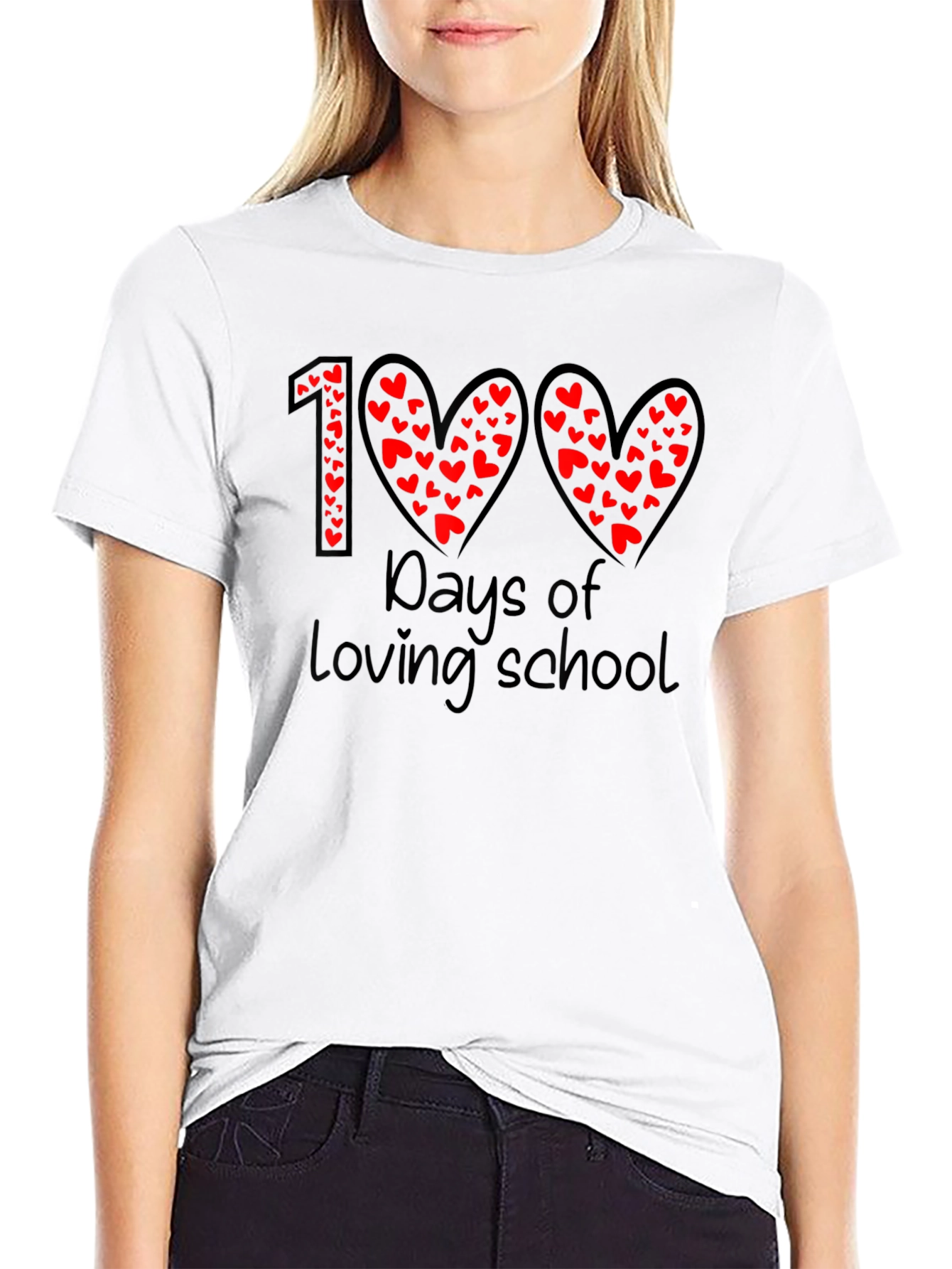 100 Days of Loving School T-Shirt