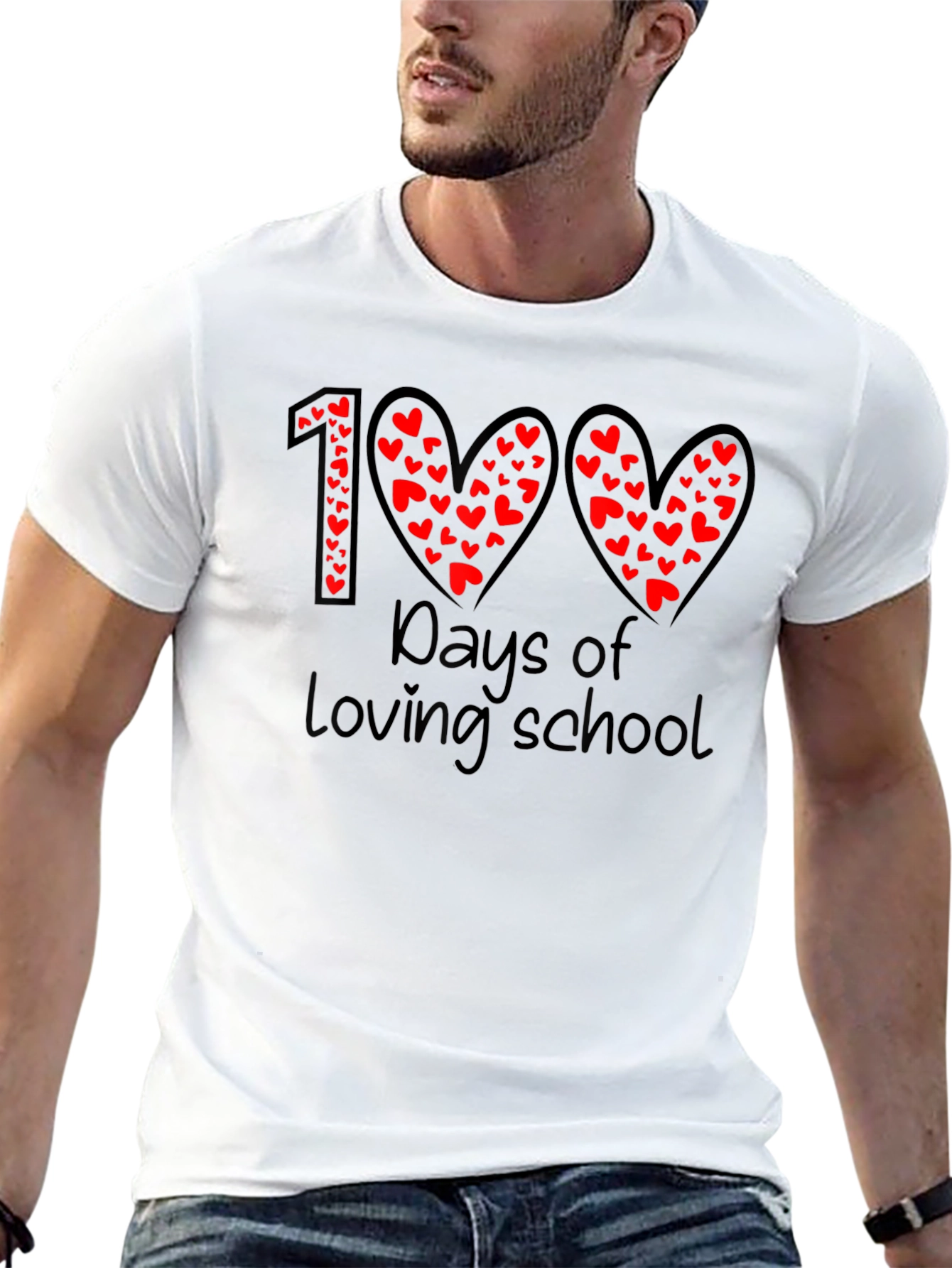 100 Days of Loving School T-Shirt