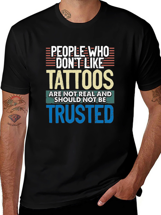 Tattoo Lovers T-Shirt - Trust No One Without Ink!
