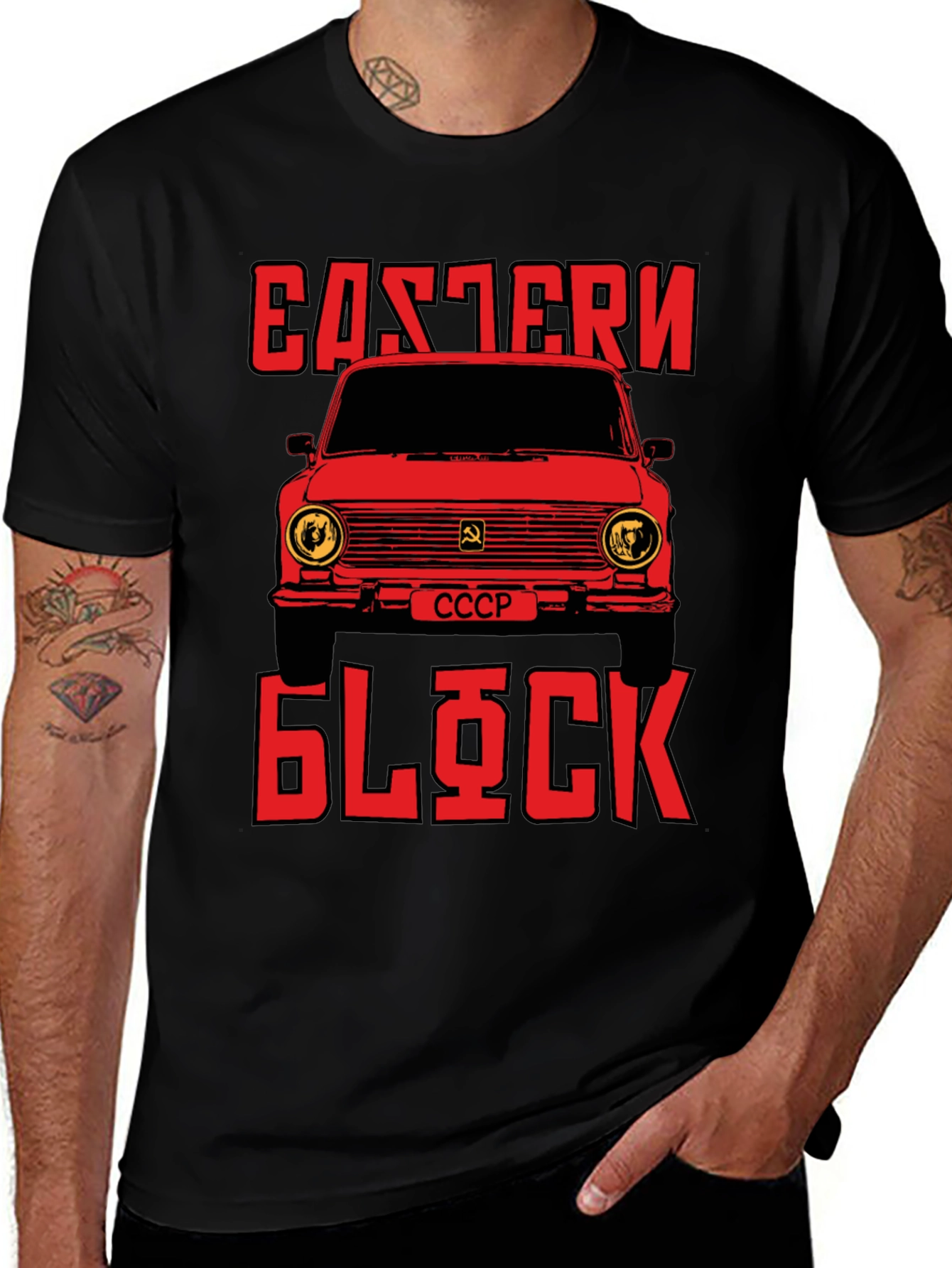 Eastern Block Car T-Shirt - USSR Retro Design