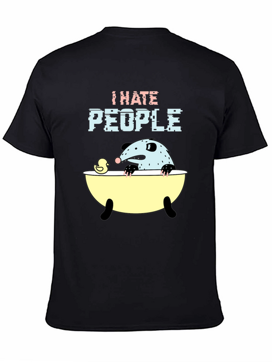 I Hate People Opossum T-Shirt