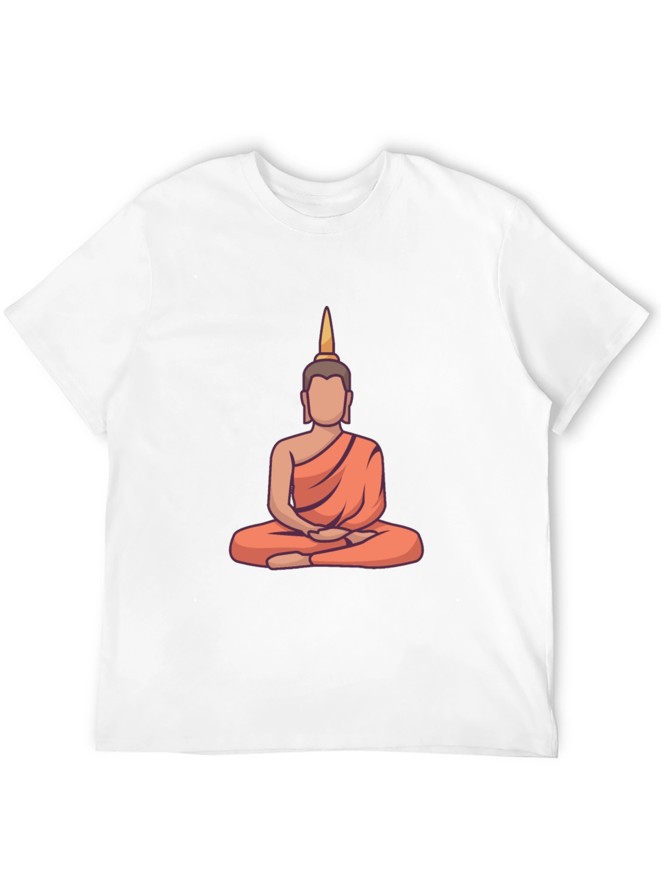 Buddha Graphic Tee - Relaxed Fit Black T-Shirt