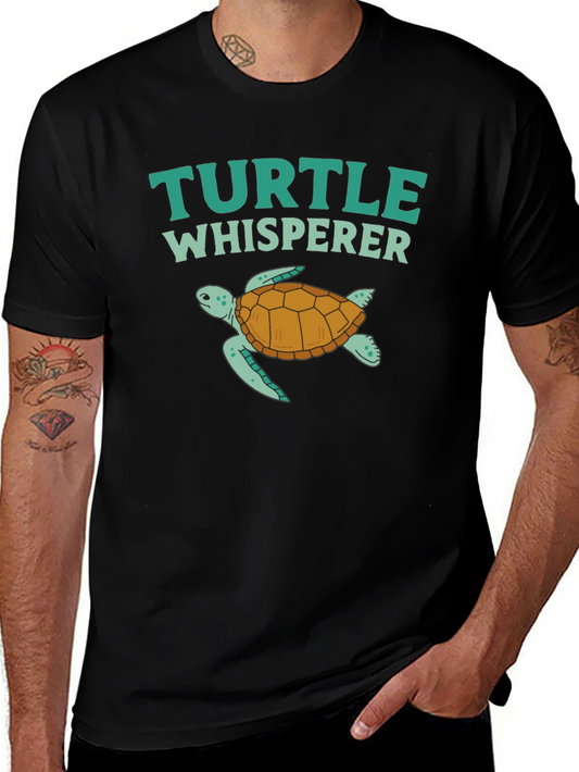 Turtle Whisperer Graphic Tee - Sea Turtle Lover Shirt