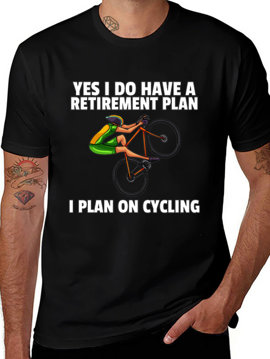 Funny Cycling Retirement Plan T-Shirt