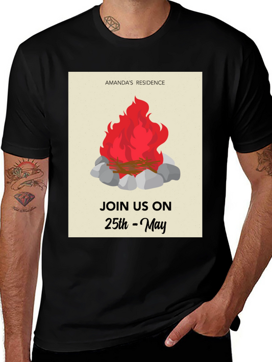 Campfire T-Shirt - Amandas Residence 25th May