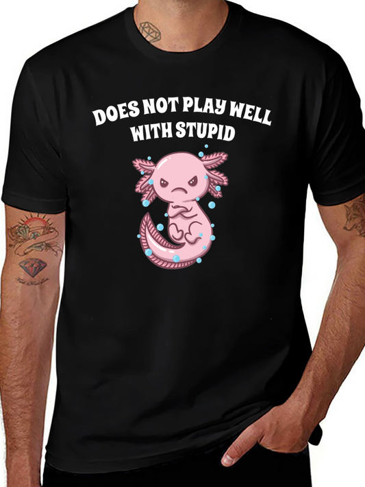 Axolotl Does Not Play Well With Stupid T-Shirt