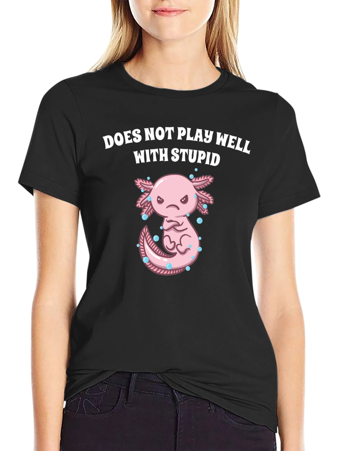 Axolotl Does Not Play Well With Stupid T-Shirt