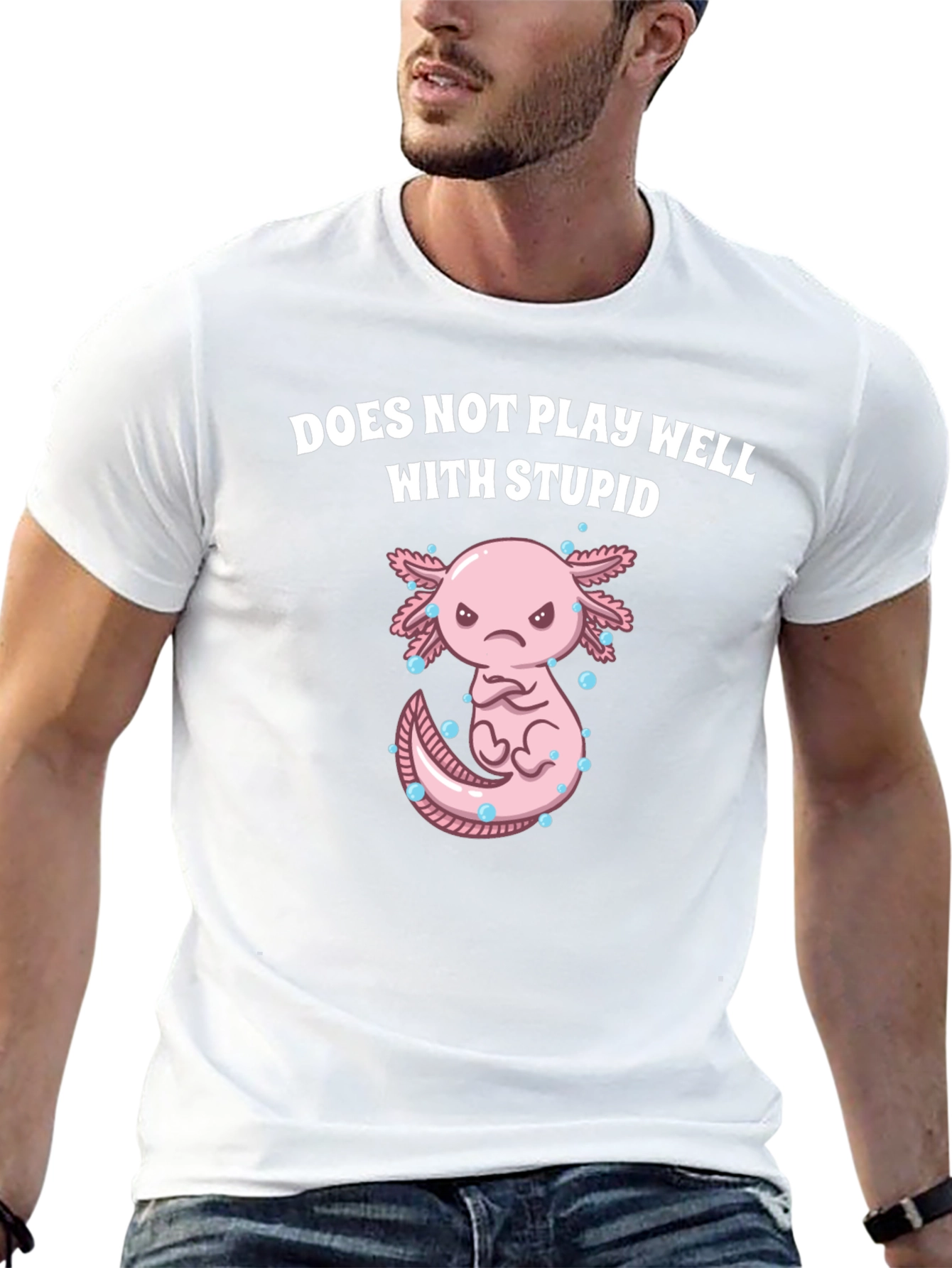 Axolotl Does Not Play Well With Stupid T-Shirt