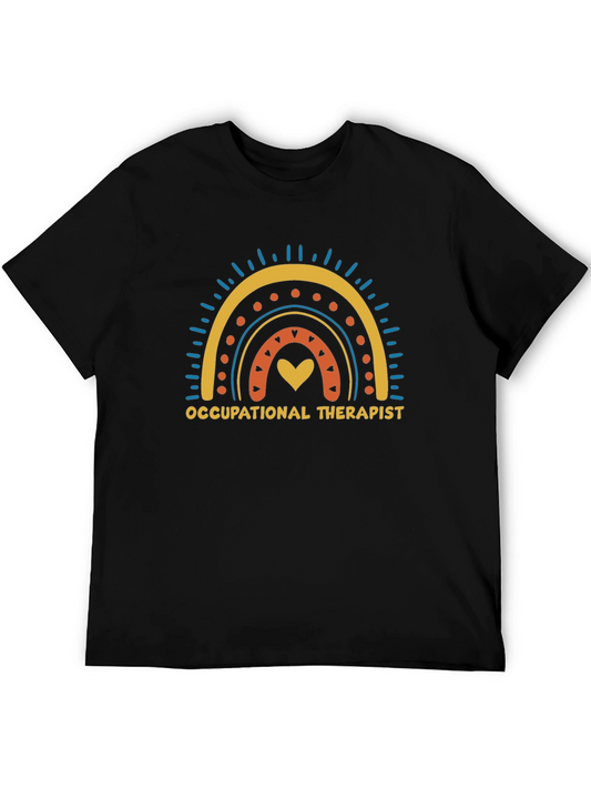 Occupational Therapist Rainbow Heart T-Shirt