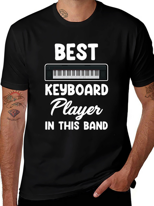 Best Keyboard Player T-Shirt - Music Band Gift