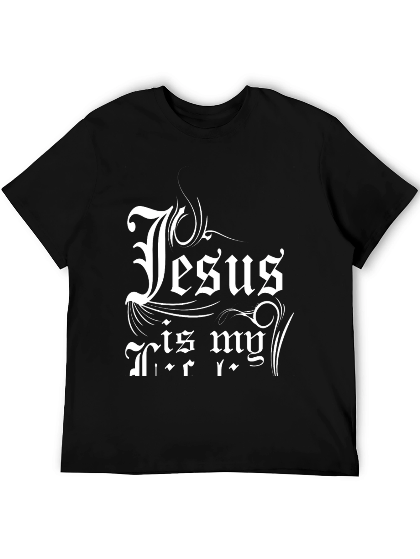 Jesus is my... T-Shirt - Black