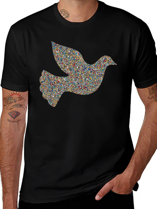 Dove Graphic Black T-Shirt