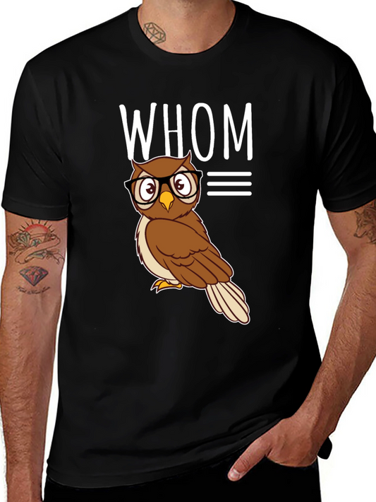 Whom Owl T-Shirt - Smart & Funny