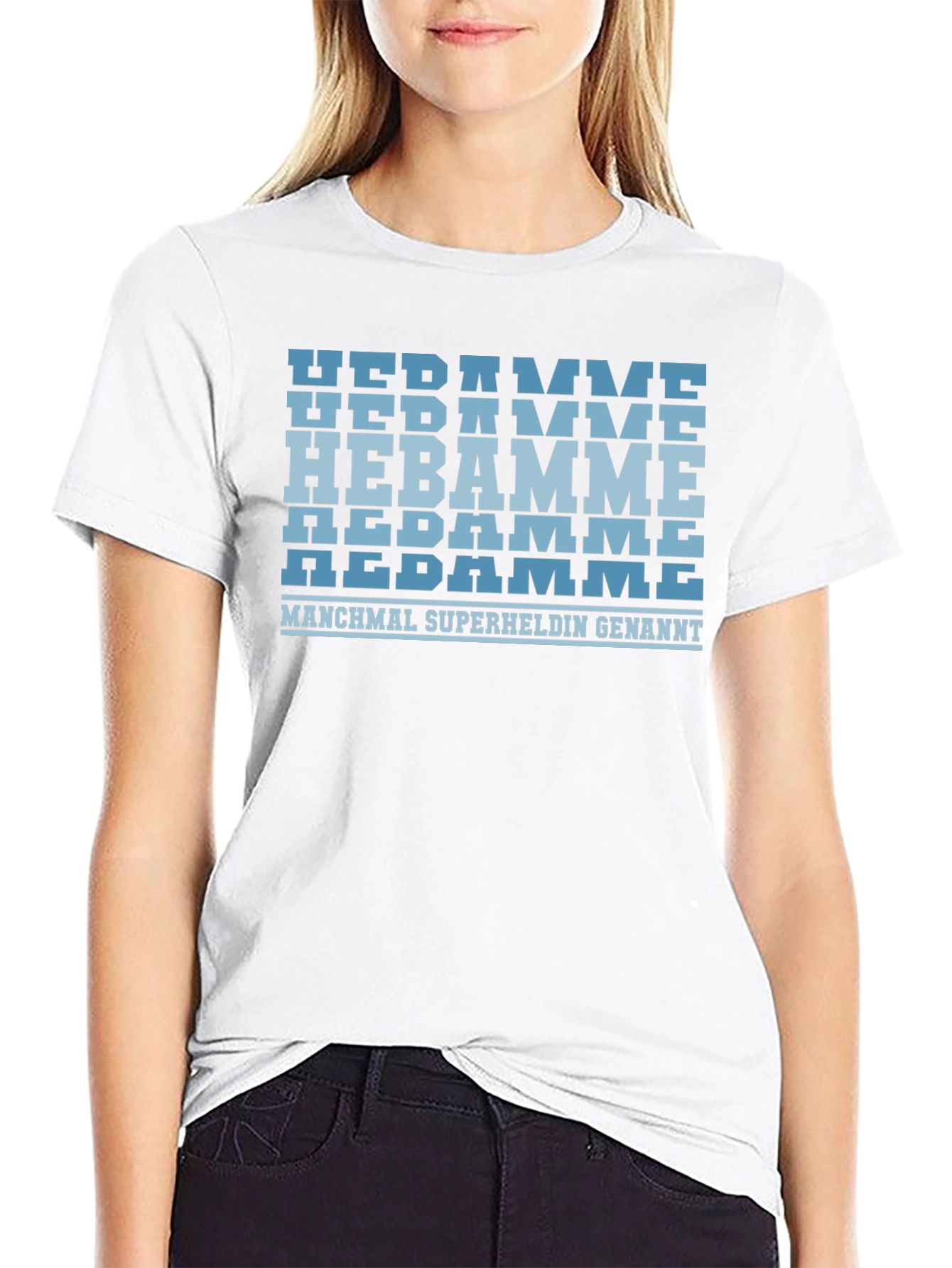 Midwife Superhero German T-Shirt