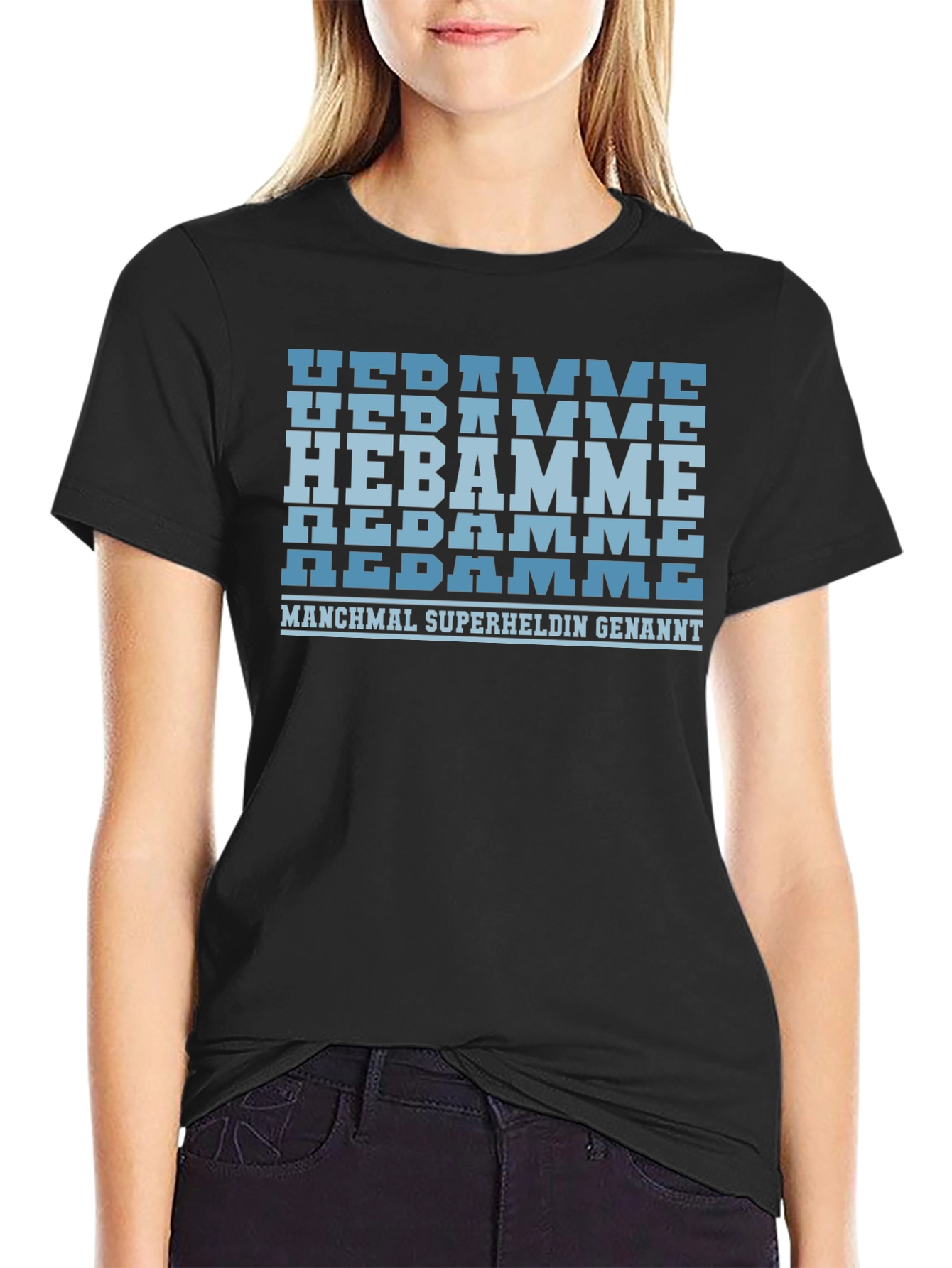 Midwife Superhero German T-Shirt