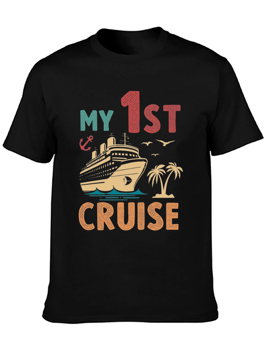 My 1st Cruise Vacation T-Shirt - Nautical Theme