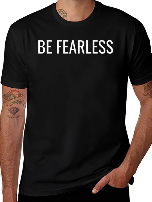 Be Fearless Graphic Tee - Black