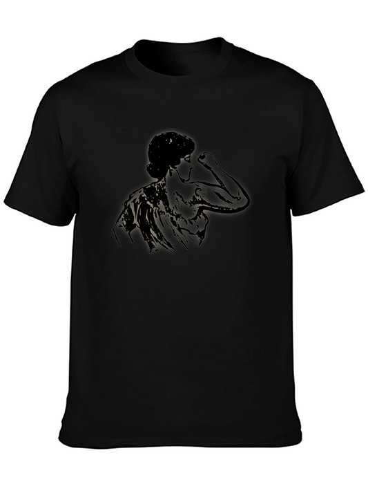 Empowered Woman Graphic Tee - Black