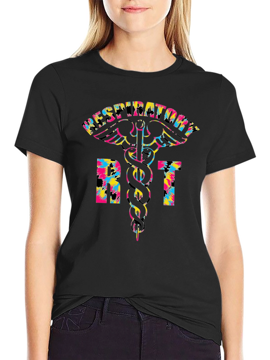 Respiratory Therapist RT T-Shirt - Colorful Medical Tee